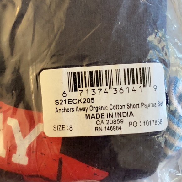 NWT Hatley Anchors Away Organic Cotton Short Pajama Set 🍭 - Picture 9 of 9